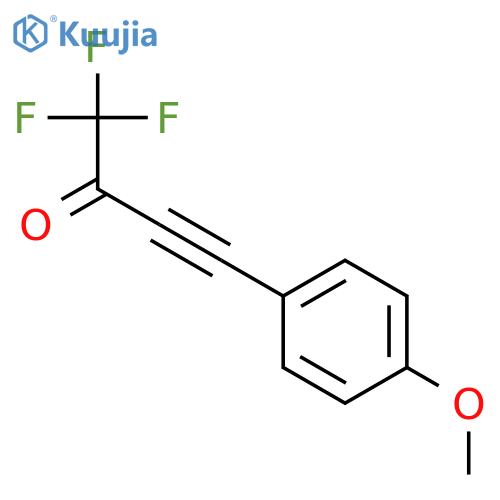 3-Butyn-2-one, 1,1,1-trifluoro-4-(4-methoxyphenyl)- structure