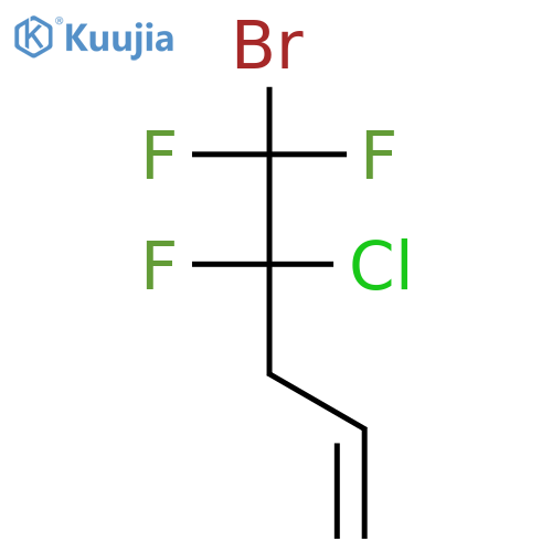 1-Pentene, 5-bromo-4-chloro-4,5,5-trifluoro- structure