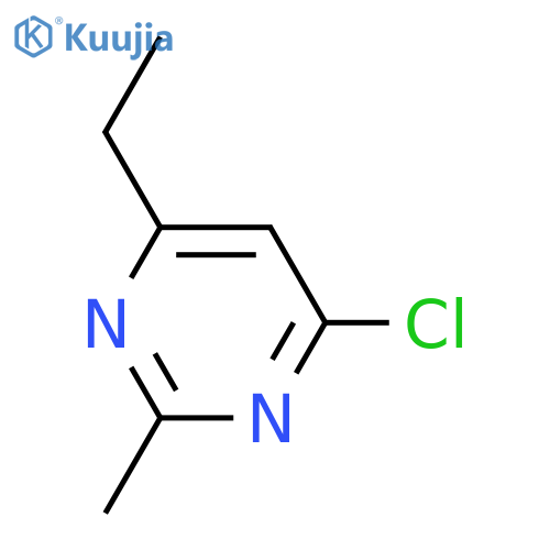 4-Chloro-6-ethyl-2-methylpyrimidine structure
