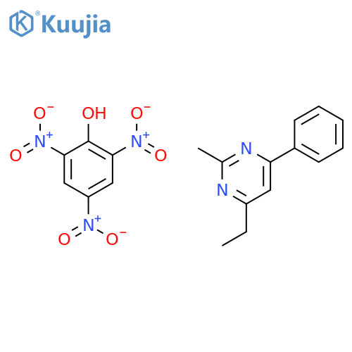 Pyrimidine, 4-ethyl-2-methyl-6-phenyl-, compd. with 2,4,6-trinitrophenol(1:1) structure