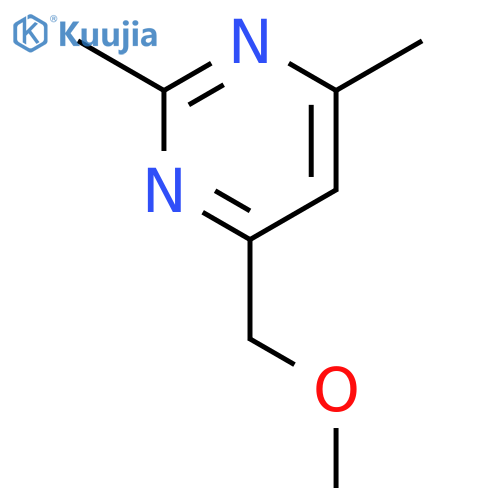 Pyrimidine, 4-(methoxymethyl)-2,6-dimethyl- structure