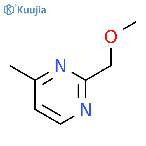 Pyrimidine,2-(methoxymethyl)-4-methyl- structure