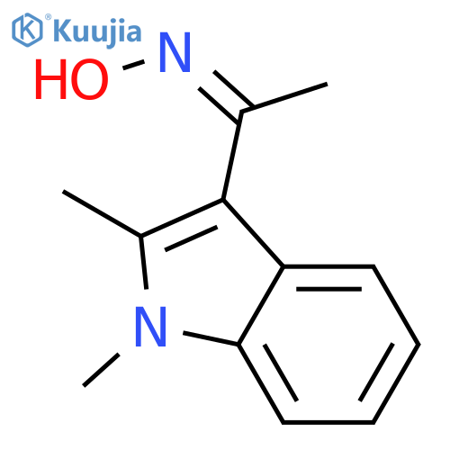 Ethanone, 1-(1,2-dimethyl-1H-indol-3-yl)-, oxime, (Z)- structure