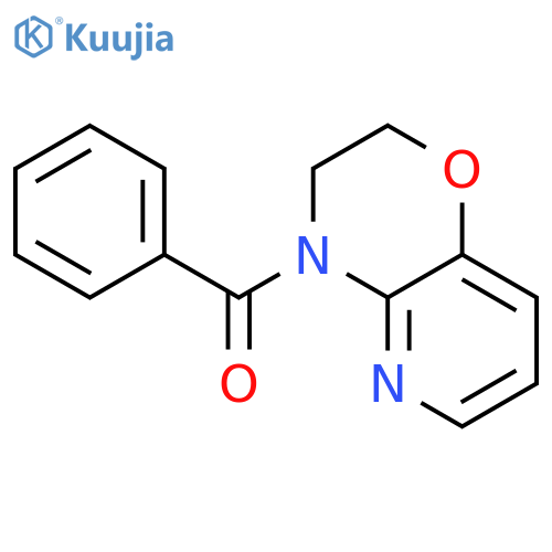 3,4-Dihydro-4-benzoyl-2H-pyrido(3,2-b)-1,4-oxazine structure