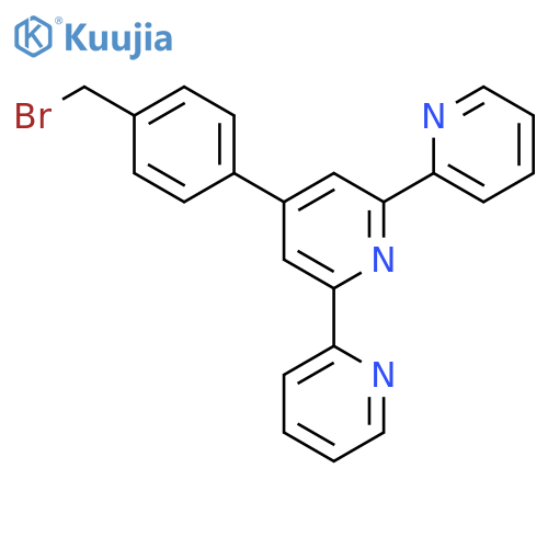 2,2':6',2''-Terpyridine,4'-[4-(bromomethyl)phenyl]- structure