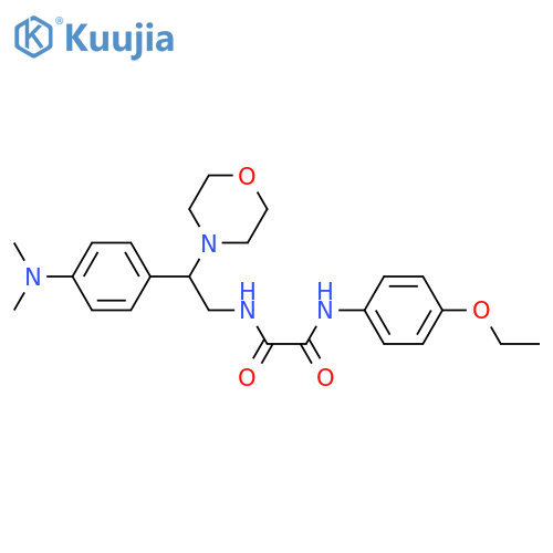 N-{2-4-(dimethylamino)phenyl-2-(morpholin-4-yl)ethyl}-N'-(4-ethoxyphenyl)ethanediamide structure