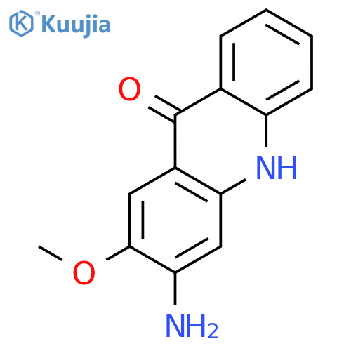 9(10H)-Acridinone, 3-amino-2-methoxy- structure