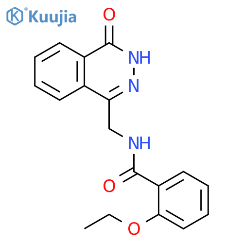 2-ethoxy-N-(4-oxo-3,4-dihydrophthalazin-1-yl)methylbenzamide structure