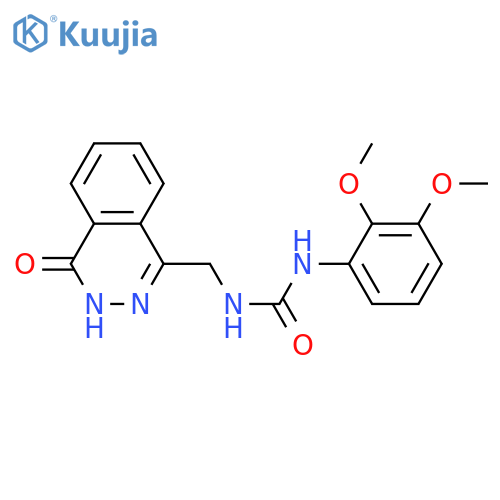 1-(2,3-dimethoxyphenyl)-3-(4-oxo-3,4-dihydrophthalazin-1-yl)methylurea structure