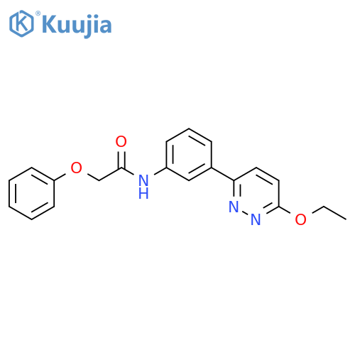 N-3-(6-ethoxypyridazin-3-yl)phenyl-2-phenoxyacetamide structure