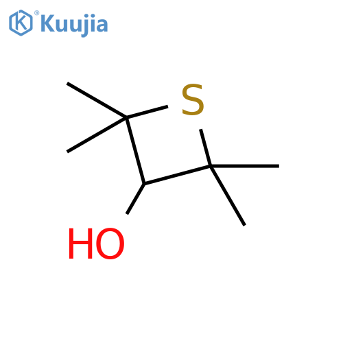 3-Thietanol, 2,2,4,4-tetramethyl- structure
