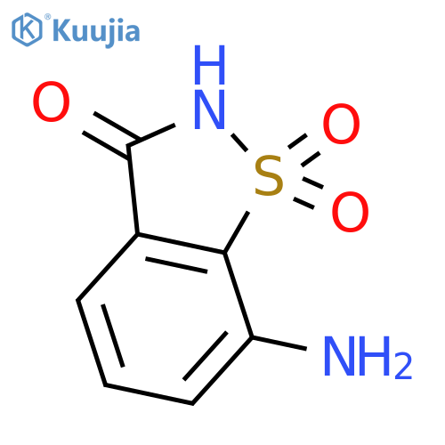 7-amino-2,3-dihydro-1lambda6,2-benzothiazole-1,1,3-trione structure