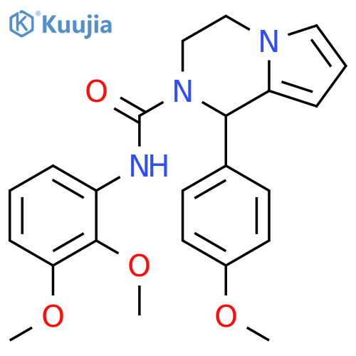 N-(2,3-dimethoxyphenyl)-1-(4-methoxyphenyl)-1H,2H,3H,4H-pyrrolo1,2-apyrazine-2-carboxamide structure