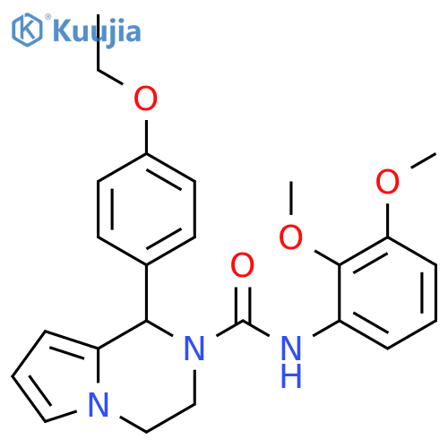 N-(2,3-dimethoxyphenyl)-1-(4-ethoxyphenyl)-1H,2H,3H,4H-pyrrolo1,2-apyrazine-2-carboxamide structure