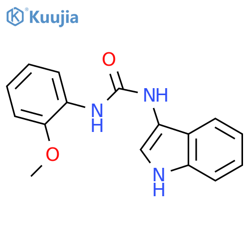 3-(1H-indol-3-yl)-1-(2-methoxyphenyl)urea structure