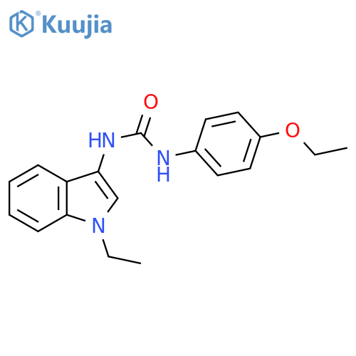 1-(4-ethoxyphenyl)-3-(1-ethyl-1H-indol-3-yl)urea structure