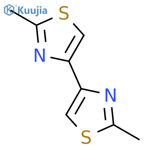 4,4'-Bithiazole, 2,2'-dimethyl- structure