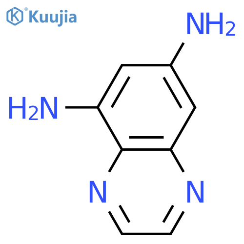 Quinoxaline,  5,7-diamino-  (7CI) structure