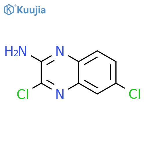 2-Quinoxalinamine, 3,6-dichloro- structure