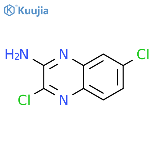 2-QUINOXALINAMINE, 3,7-DICHLORO- structure