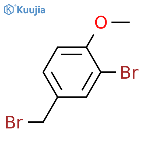 2-bromo-4-(bromomethyl)-1-methoxybenzene structure