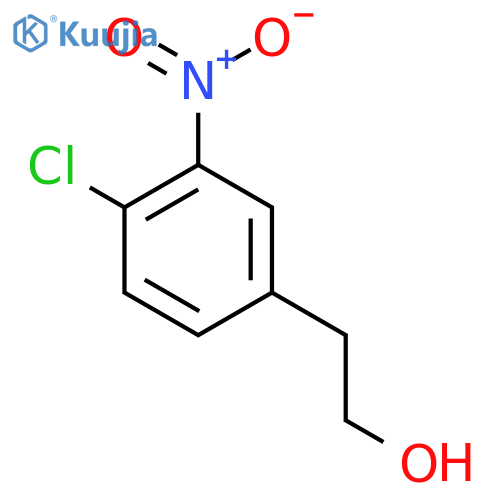 2-(4-chloro-3-nitrophenyl)ethan-1-ol structure