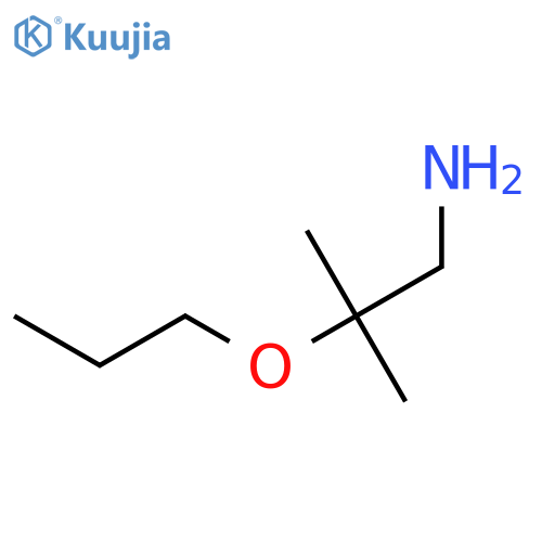 1-PROPANAMINE, 2-METHYL-2-PROPOXY- structure
