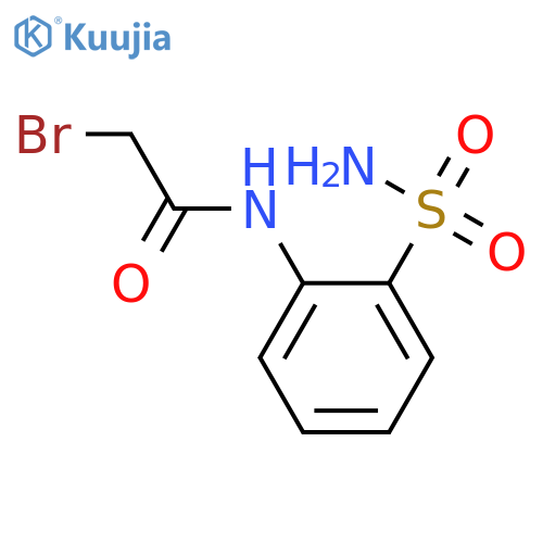 2-bromo-N-(2-sulfamoylphenyl)acetamide structure