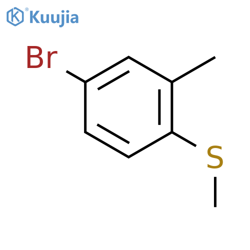 4-Bromo-2-methyl-1-(methylsulfanyl)benzene structure