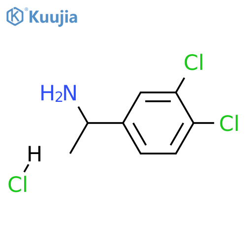 1-(3,4-Dichlorophenyl)ethanamine Hydrochloride structure