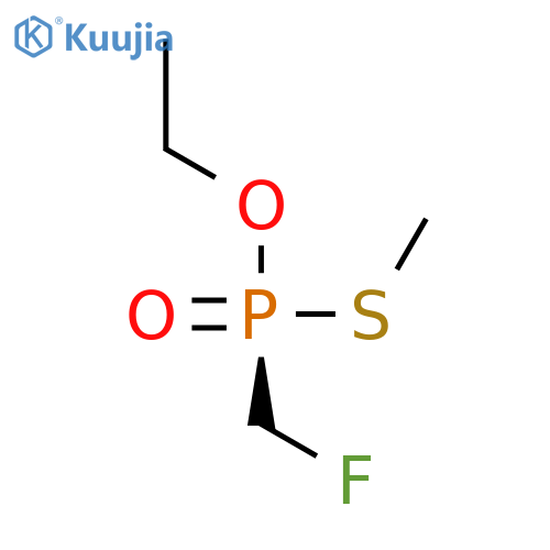 Phosphonothioic acid, (fluoromethyl)-, O-ethyl S-methyl ester, (R)- structure