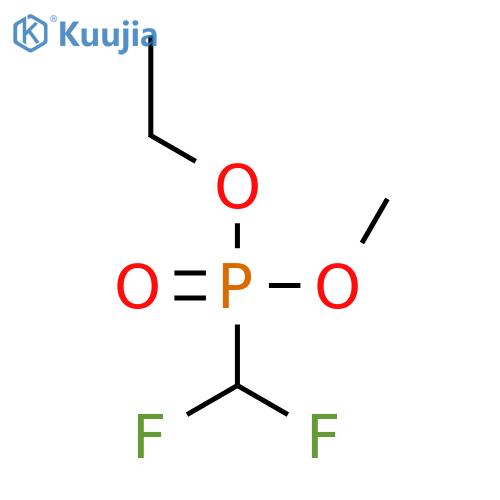 Phosphonic acid, (difluoromethyl)-, ethyl methyl ester, (R)- structure