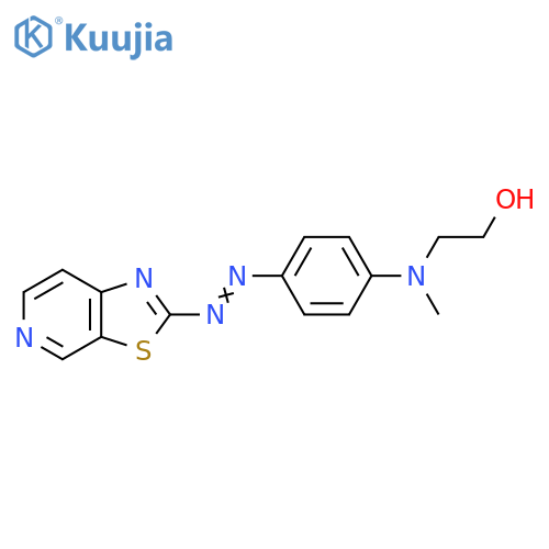 Ethanol, 2-[methyl[4-(thiazolo[5,4-c]pyridin-2-ylazo)phenyl]amino]- structure