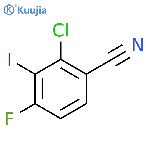 2-Chloro-4-fluoro-3-iodobenzonitrile structure