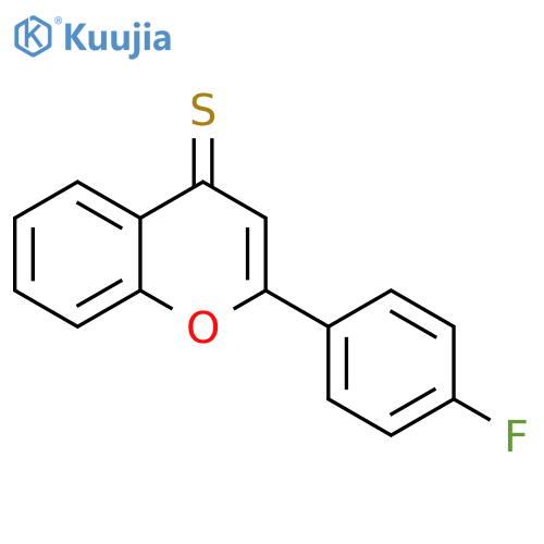 4H-1-Benzopyran-4-thione, 2-(4-fluorophenyl)- structure