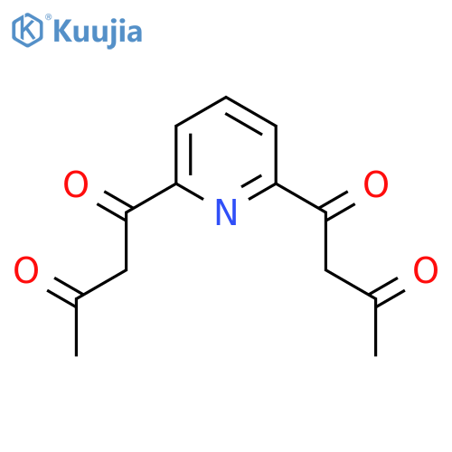 1,3-Butanedione, 1,1'-(2,6-pyridinediyl)bis- structure