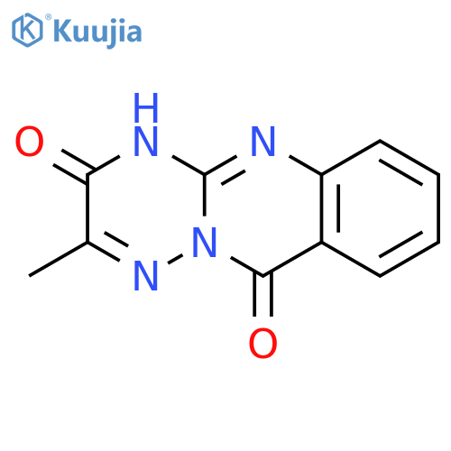 3H-[1,2,4]Triazino[3,2-b]quinazoline-3,10(4H)-dione, 2-methyl- structure