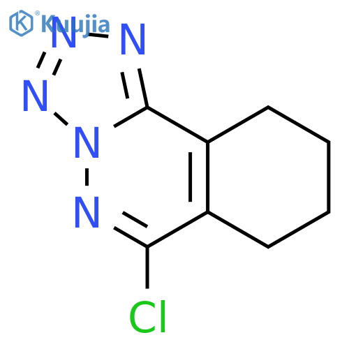 Tetrazolo[5,1-a]phthalazine, 6-chloro-7,8,9,10-tetrahydro- structure