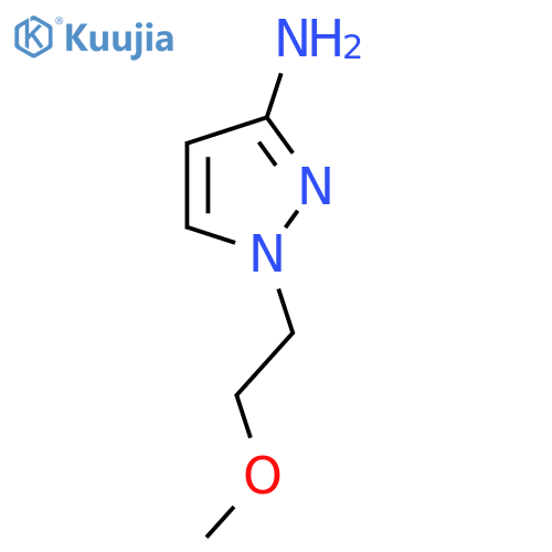 1-(2-methoxyethyl)-1H-pyrazol-3-amine structure