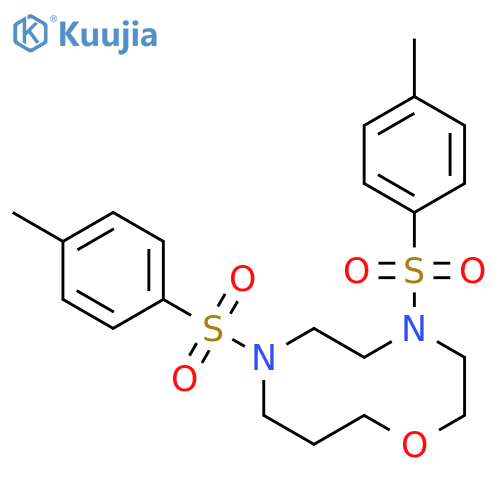 2H-1,4,7-Oxadiazecine, octahydro-4,7-bis[(4-methylphenyl)sulfonyl]- structure