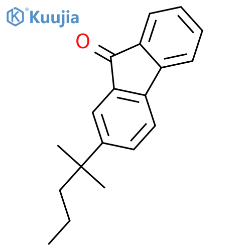 9H-Fluoren-9-one, 2-(1,1-dimethylbutyl)- structure