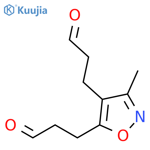 4,5-Isoxazoledipropanal, 3-methyl- structure