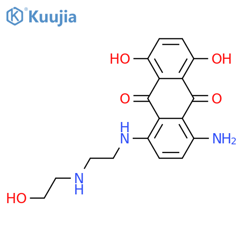 Des2-(2-Hydroxyethyl)aminoethyl Mitoxantrone(Mitoxantrone Impurity A) structure