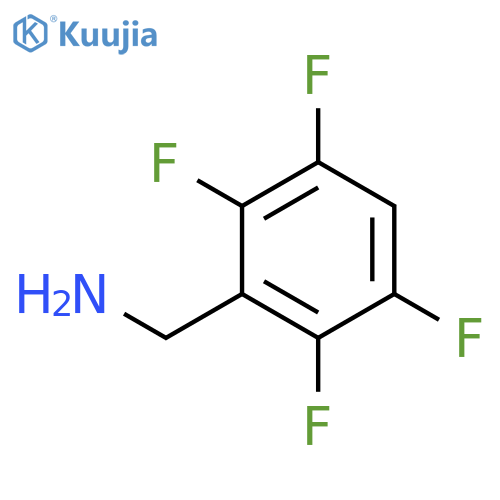 (2,3,5,6-tetrafluorophenyl)methanamine structure