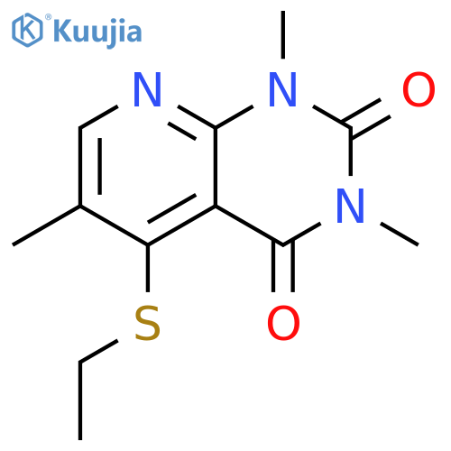 5-(ethylsulfanyl)-1,3,6-trimethyl-1H,2H,3H,4H-pyrido2,3-dpyrimidine-2,4-dione structure