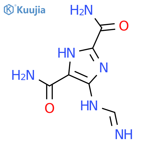 1H-Imidazole-2,4-dicarboxamide, 5-[(iminomethyl)amino]- structure
