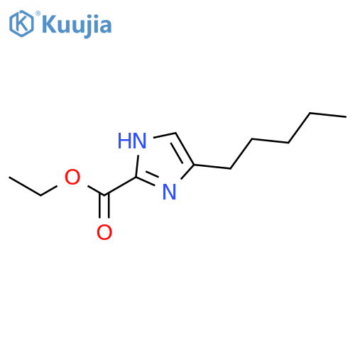 1H-Imidazole-2-carboxylic acid, 4-pentyl-, ethyl ester structure