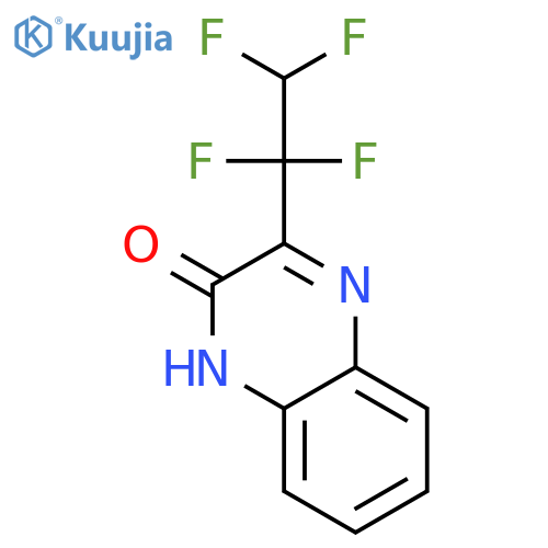 2(1H)-Quinoxalinone, 3-(1,1,2,2-tetrafluoroethyl)- structure