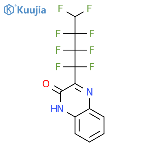 2(1H)-Quinoxalinone, 3-(1,1,2,2,3,3,4,4-octafluorobutyl)- structure