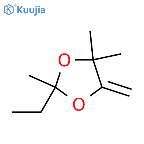 1,3-Dioxolane, 2-ethyl-2,4,4-trimethyl-5-methylene- structure